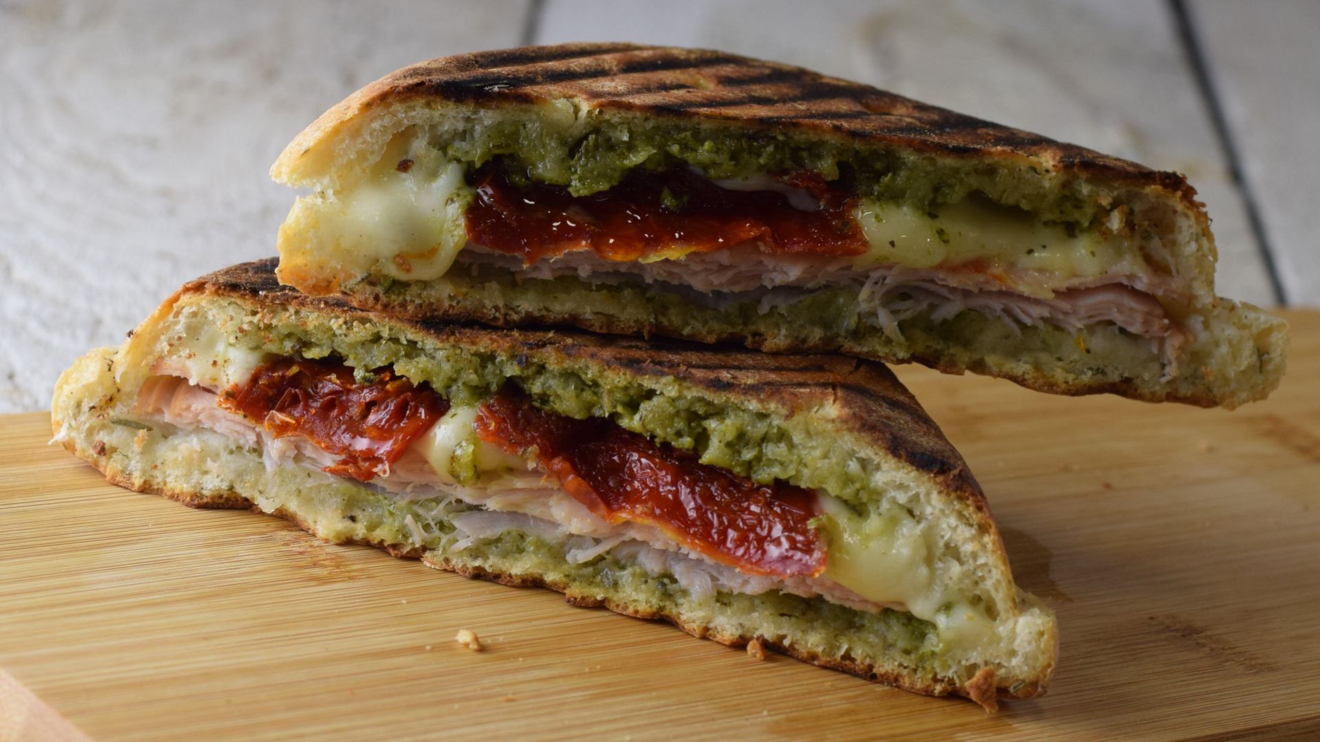 Turkey mozzarella focaccia