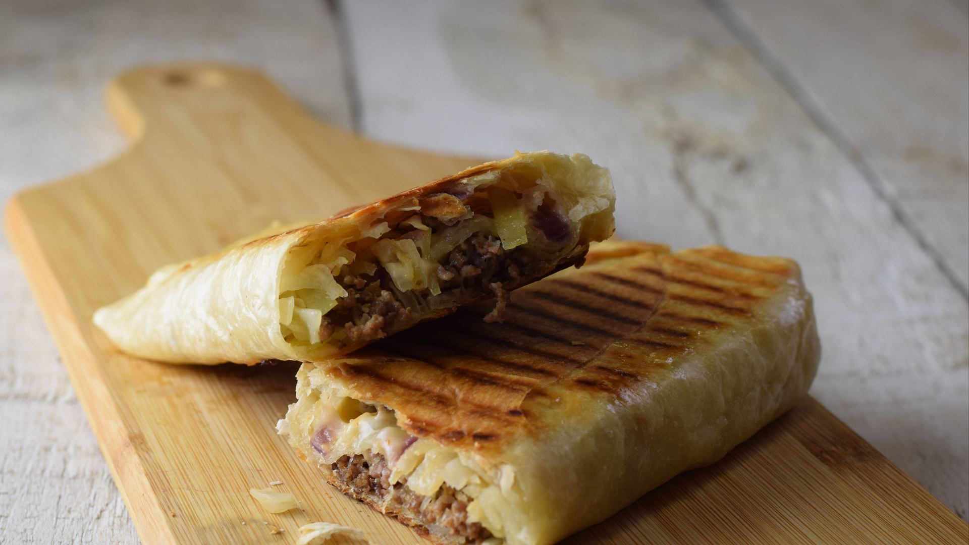 Beef wrap
